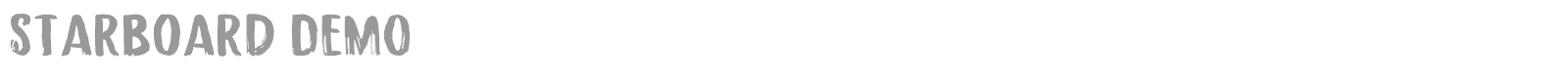 Starboard font preview